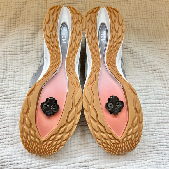 Tiem Shoes Tiem Grey Slipstream Cycling Spinning Shoes Sneakers